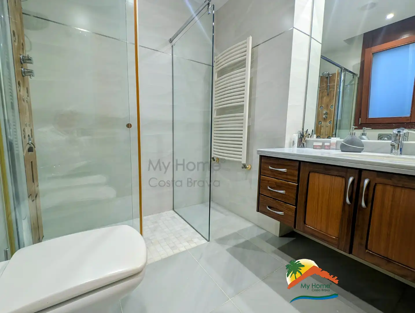 Bathroom of Houses for sale in Blanes  with Air Conditioner, Heating and Private garden