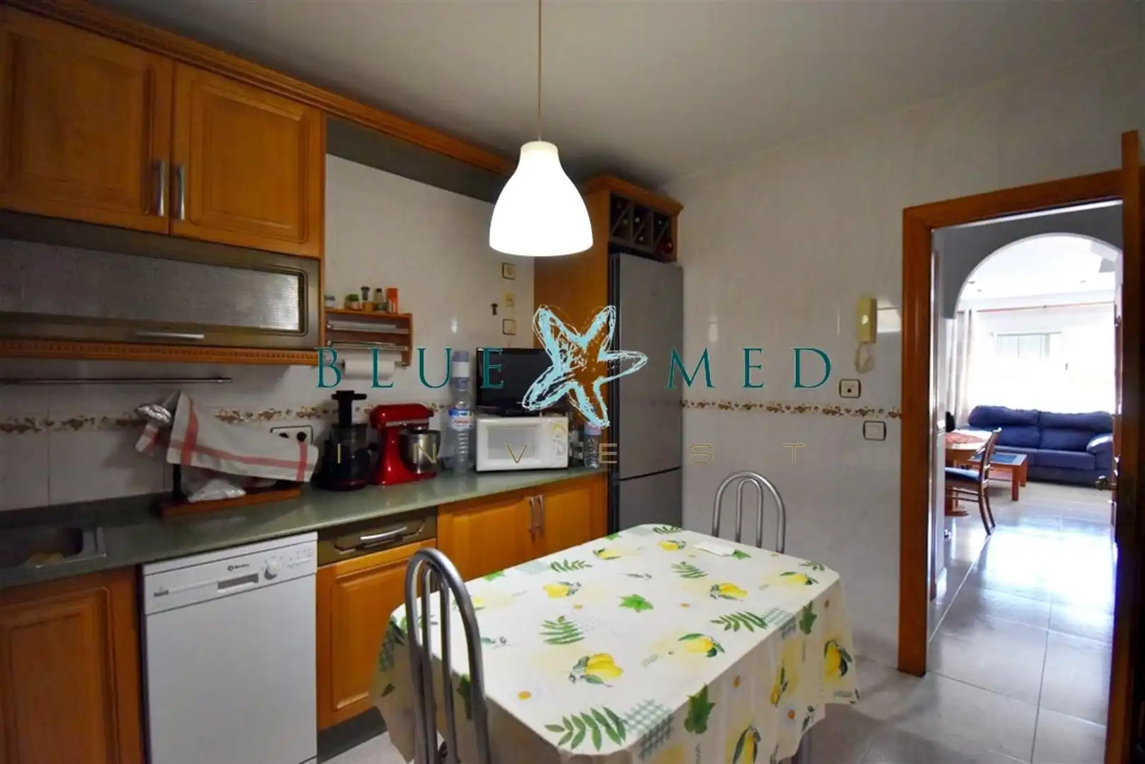 Cocina de Dúplex en venta en Mazarrón con Calefacción, Jardín privado y Terraza