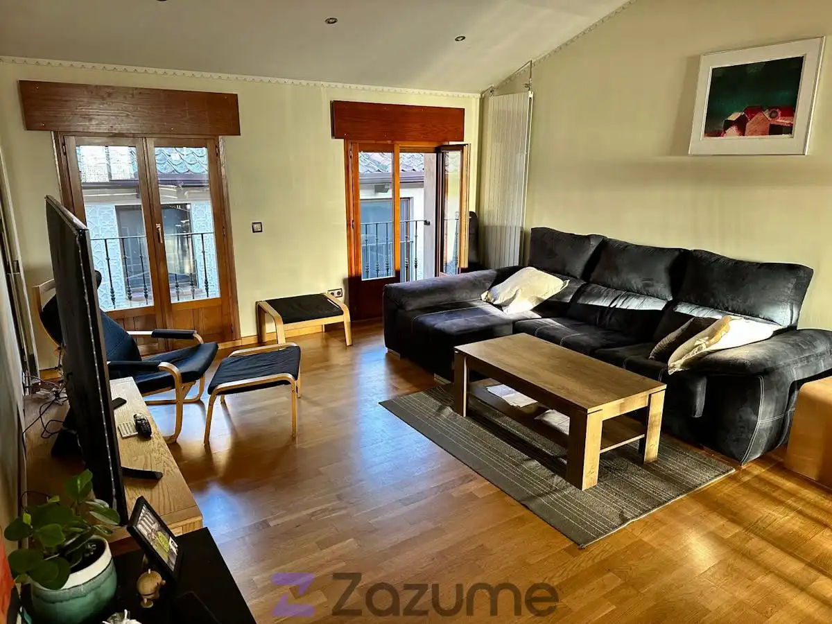 Sala de estar de Piso de alquiler en Segovia con Calefacción, Parquet y Trastero