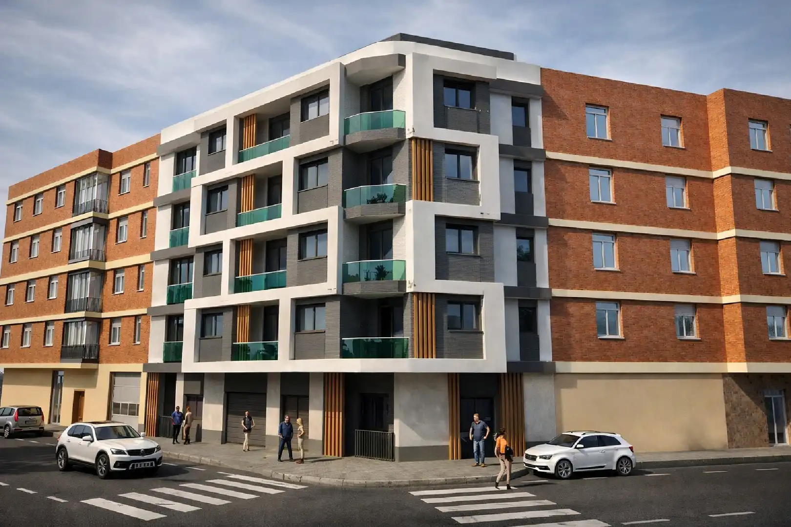 Vista exterior de Apartamento en venta en Palencia con Calefacción