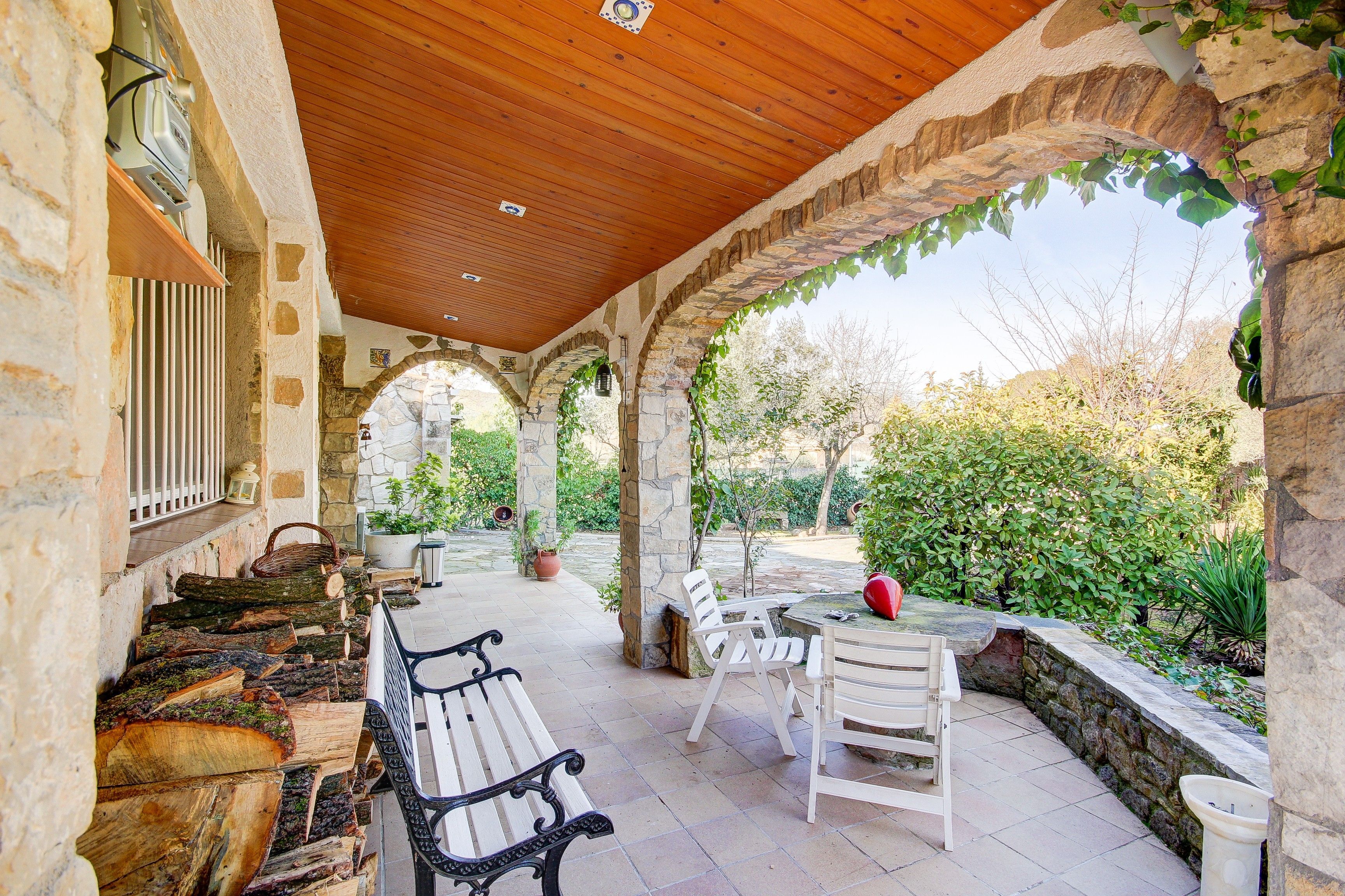 Terrassa de Casa o xalet en venda en Fonollosa amb Aire condicionat, Calefacció i Jardí privat