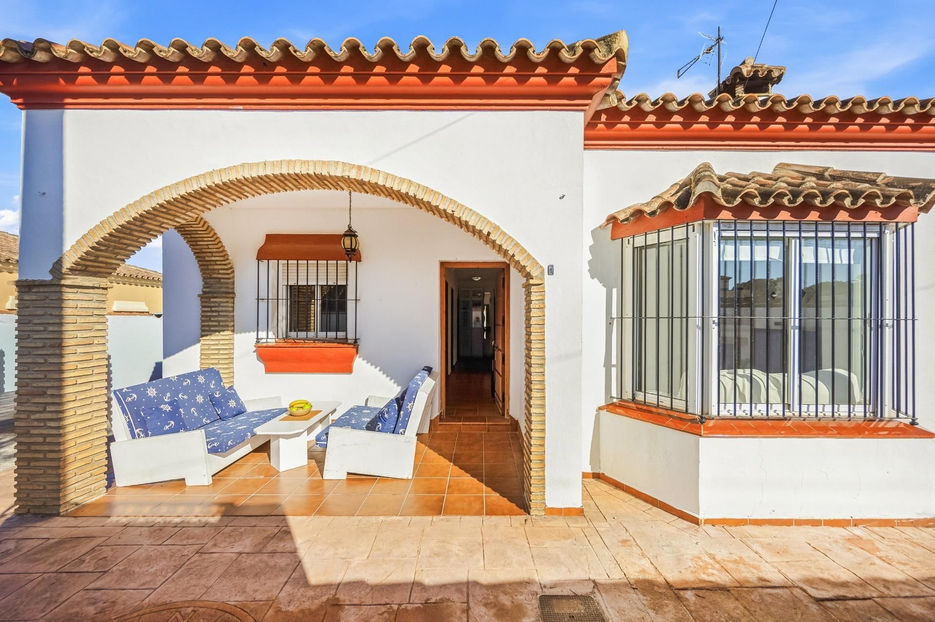 Jardín de Casa o chalet en venta en Chiclana de la Frontera con Aire acondicionado, Jardín privado y Terraza