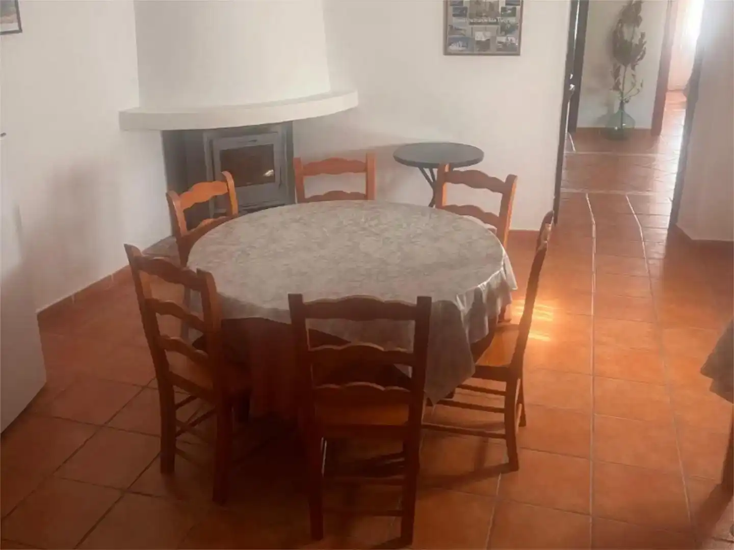 Esszimmer von Wohnung zur Miete in Lucainena de las Torres mit Klimaanlage, Möbliert und Ofen