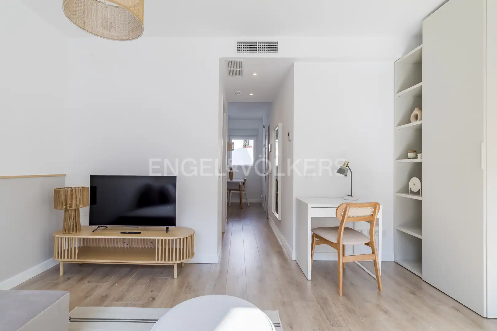 Wohnzimmer von Wohnungen zur Miete in Madrid mit Klimaanlage, Heizung und Terrasse