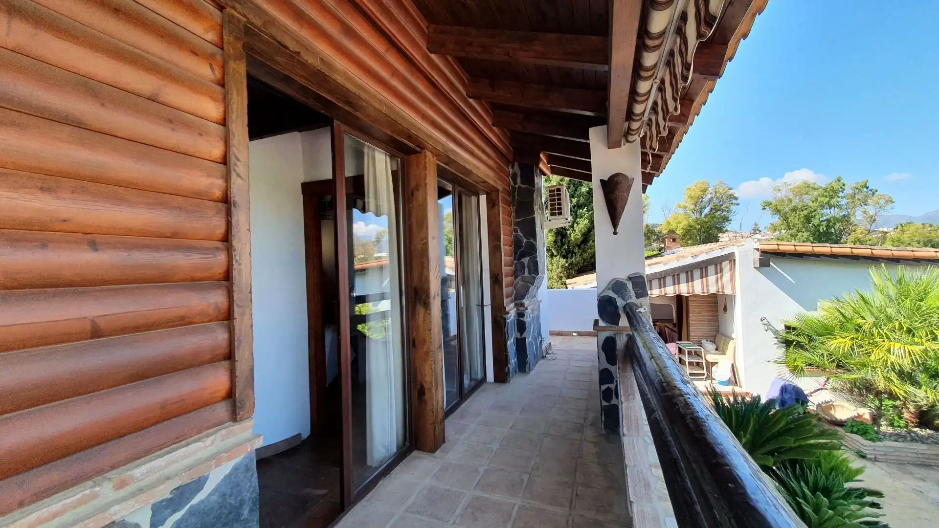 Terraza de Finca rústica en venta en Alhaurín El Grande con Piscina