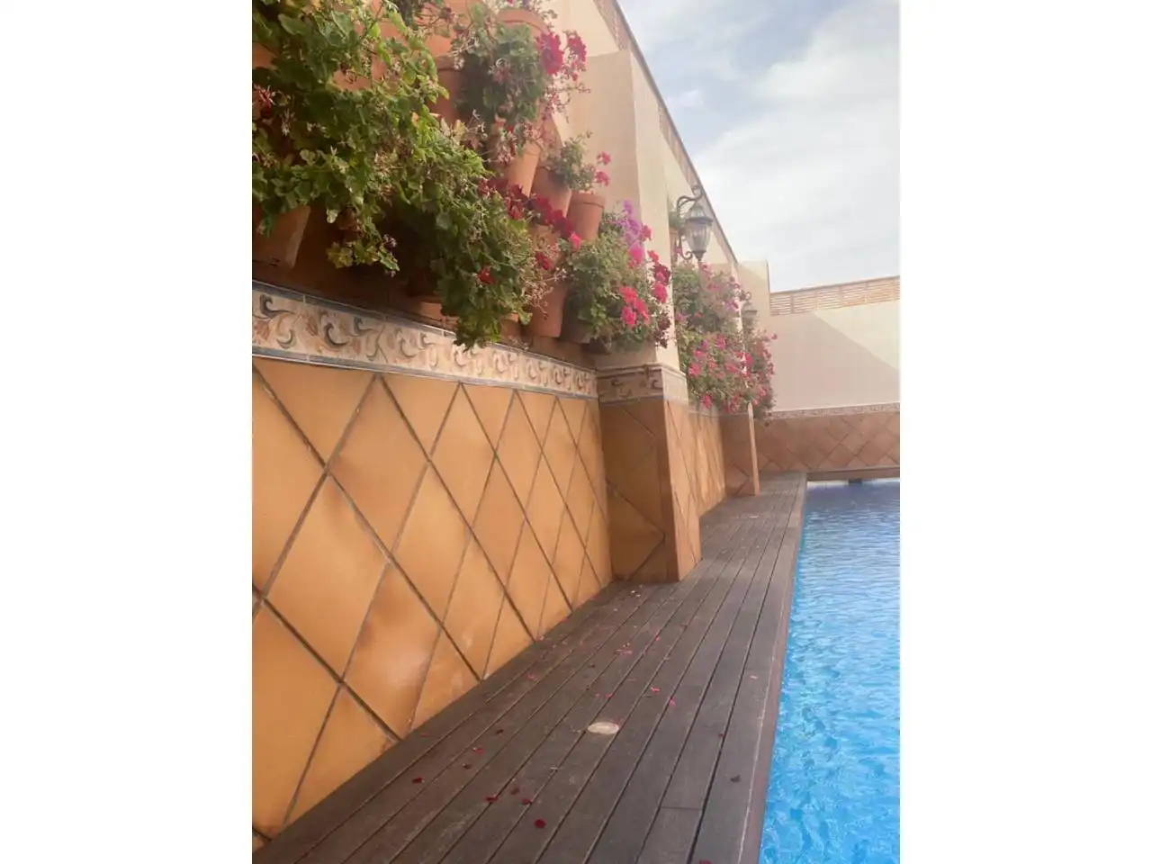 Swimming pool of Houses for sale in Roquetas de Mar  with Air Conditioner, Private garden and Terrace