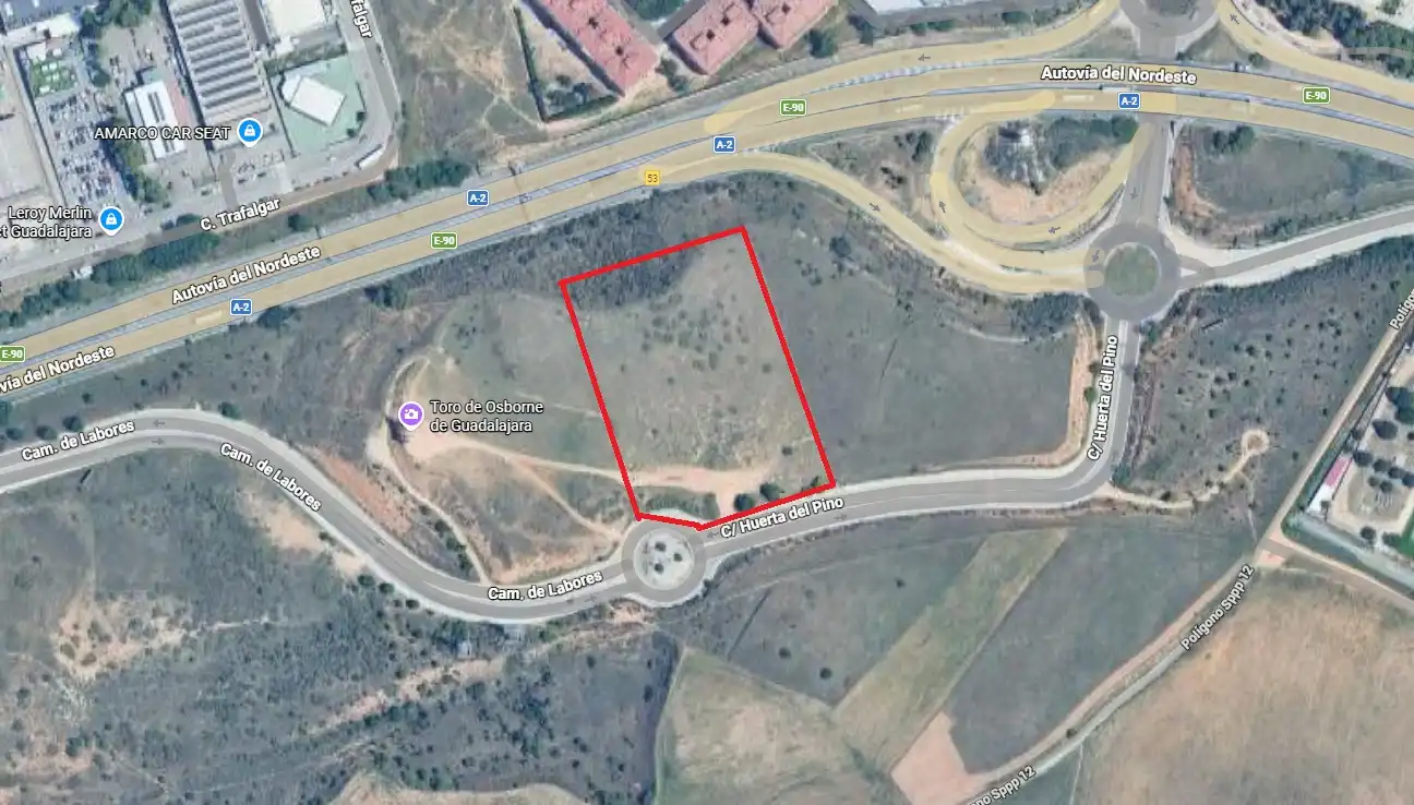 Terreny industrial en venda en Guadalajara