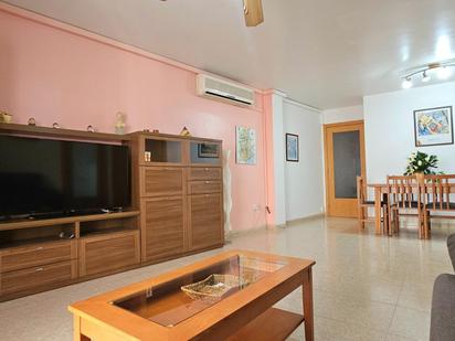 Living room of Flat for sale in Sant Carles de la Ràpita  with Air Conditioner, Terrace and Balcony