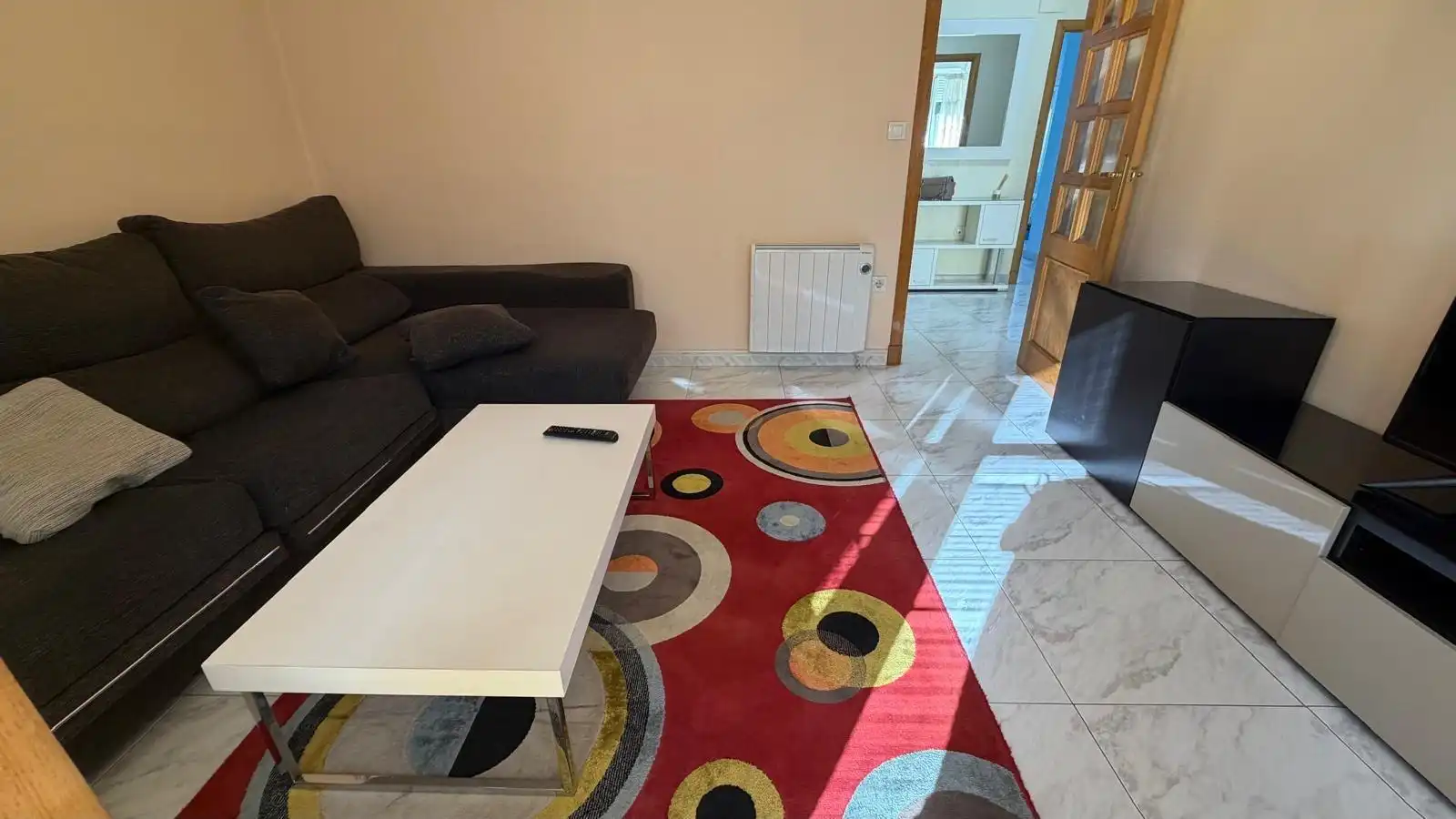 Sala d'estar de Pis de lloguer en Ourense Capital  amb Calefacció i Moblat