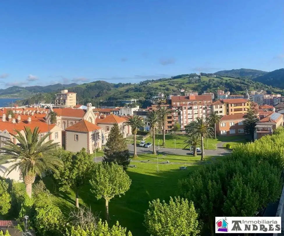 Vista exterior de Dúplex en venda en Bermeo amb Calefacció, Jardí privat i Traster