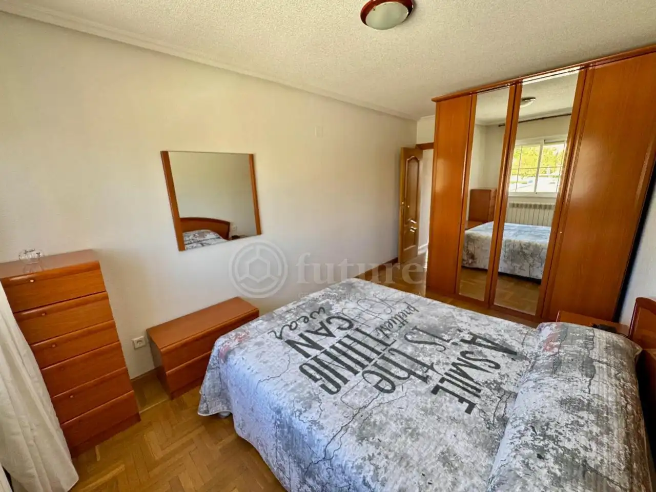 Bedroom of Flat for rent in Salamanca  with Heating, Furnished and Balcony