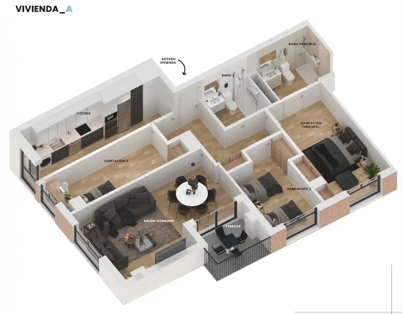 Piso con ascensor en venta en Gran Vía TARREGA MONTEBLANCO 33, imagen 8