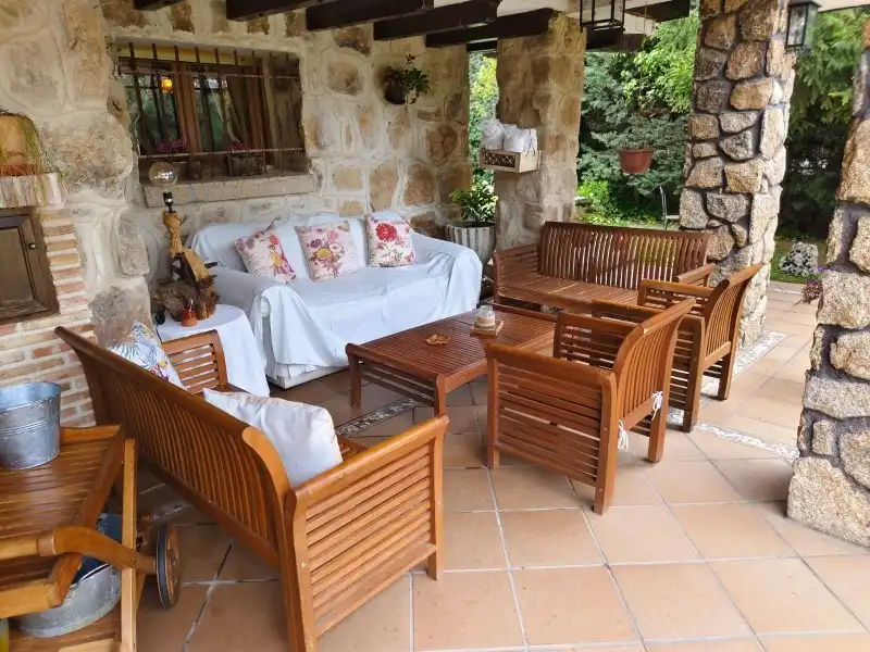 Terraza de Casa o chalet en venta en Bustarviejo con Calefacción, Parquet y Terraza