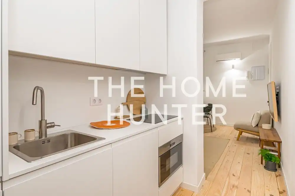 Kitchen of Flat for rent in Madrid  with Air Conditioner, Heating and Furnished