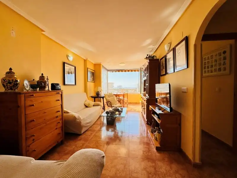 Sala d'estar de Apartament en venda en Torrevieja amb Terrassa, Piscina i Moblat
