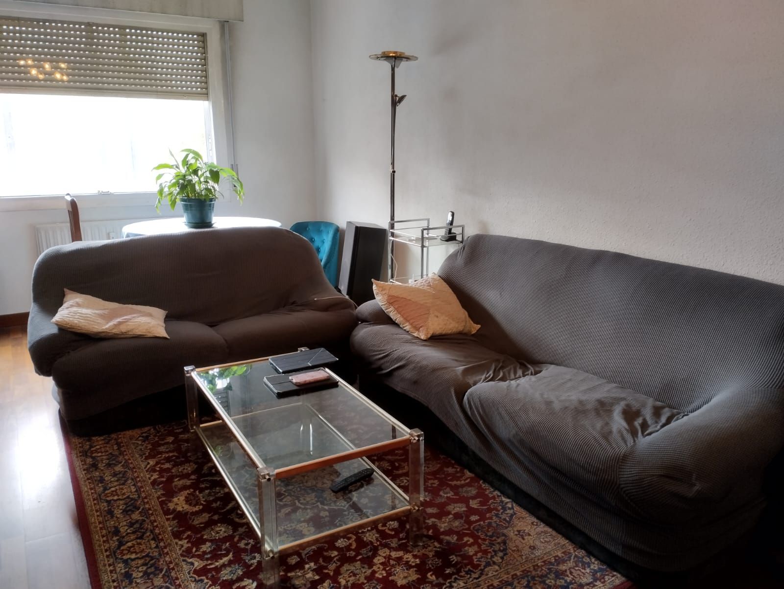 Sala d'estar de Pis en venda en  Logroño amb Calefacció, Parquet i Terrassa