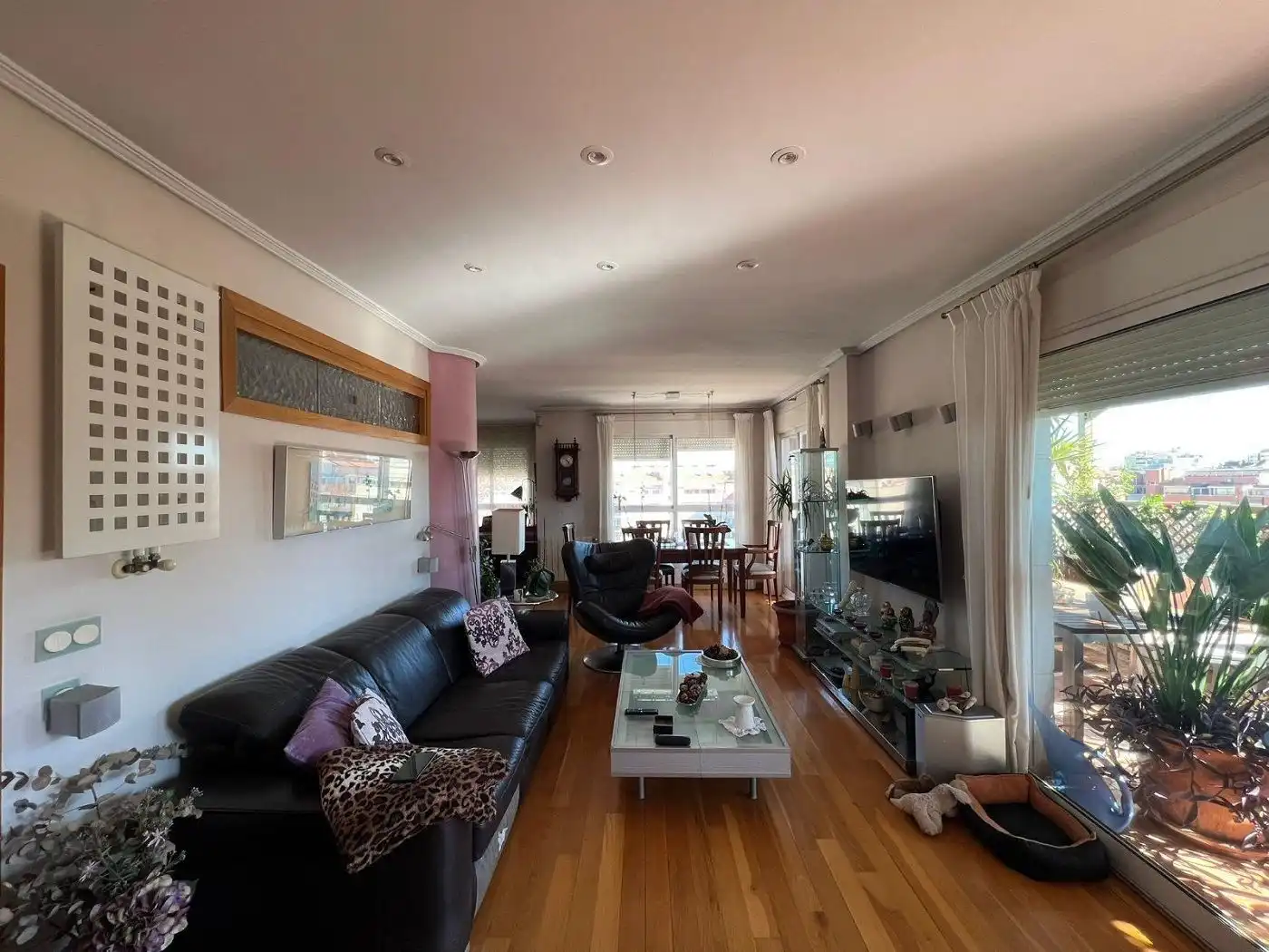 Sala de estar de Ático en venta en Murcia con Aire acondicionado y Trastero