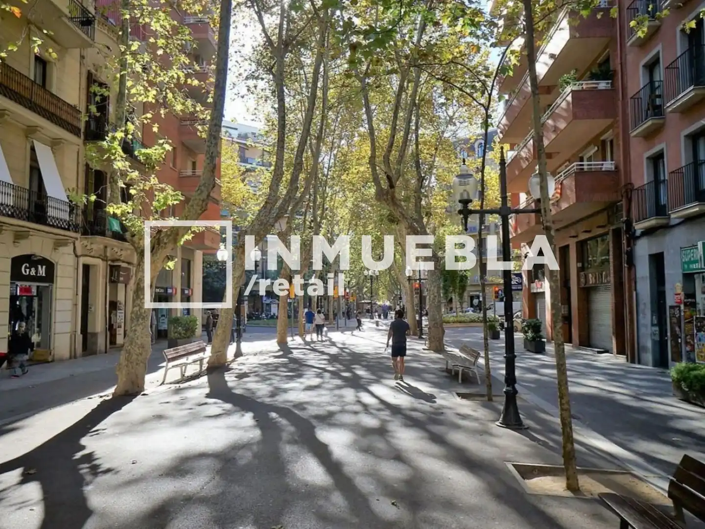 Exterior view of Commercial properties for transfer in Barcelona  with Air Conditioner, Terrace and Furnished