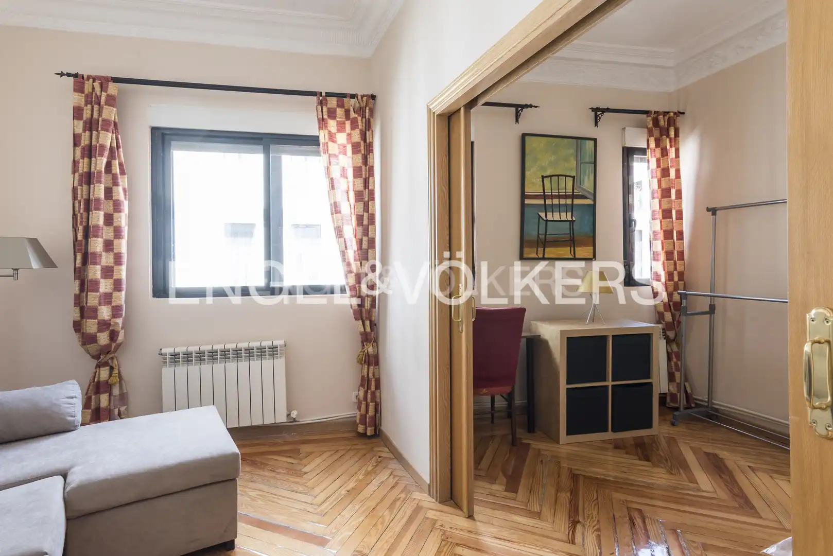 Bedroom of Flat for rent in Madrid  with Air Conditioner, Heating and Furnished