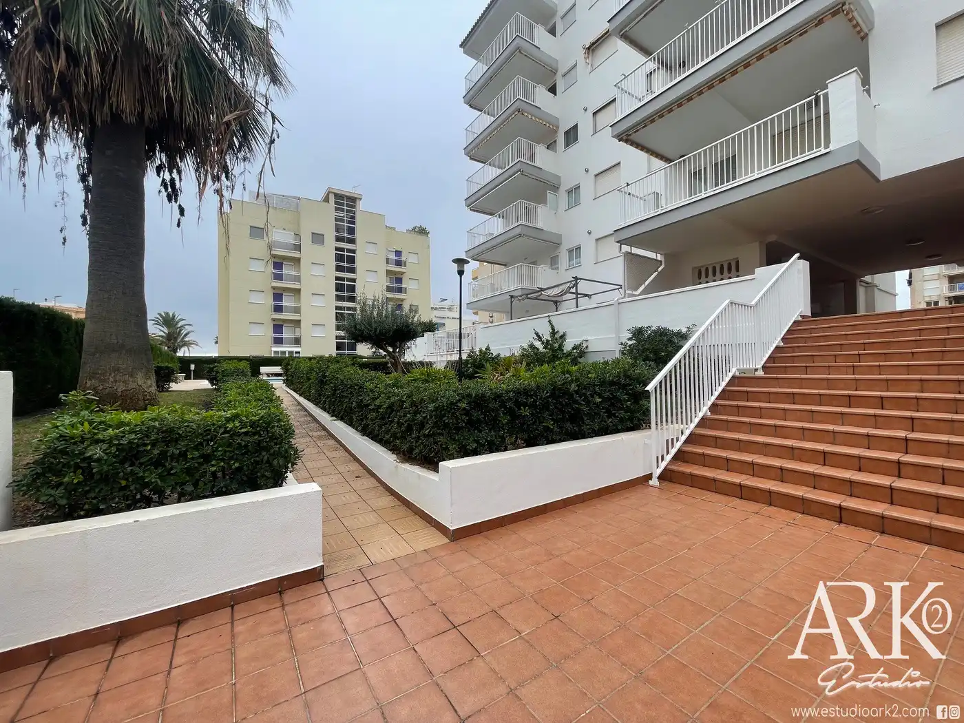 Vista exterior de Apartamento en venta en Piles con Aire acondicionado, Terraza y Trastero