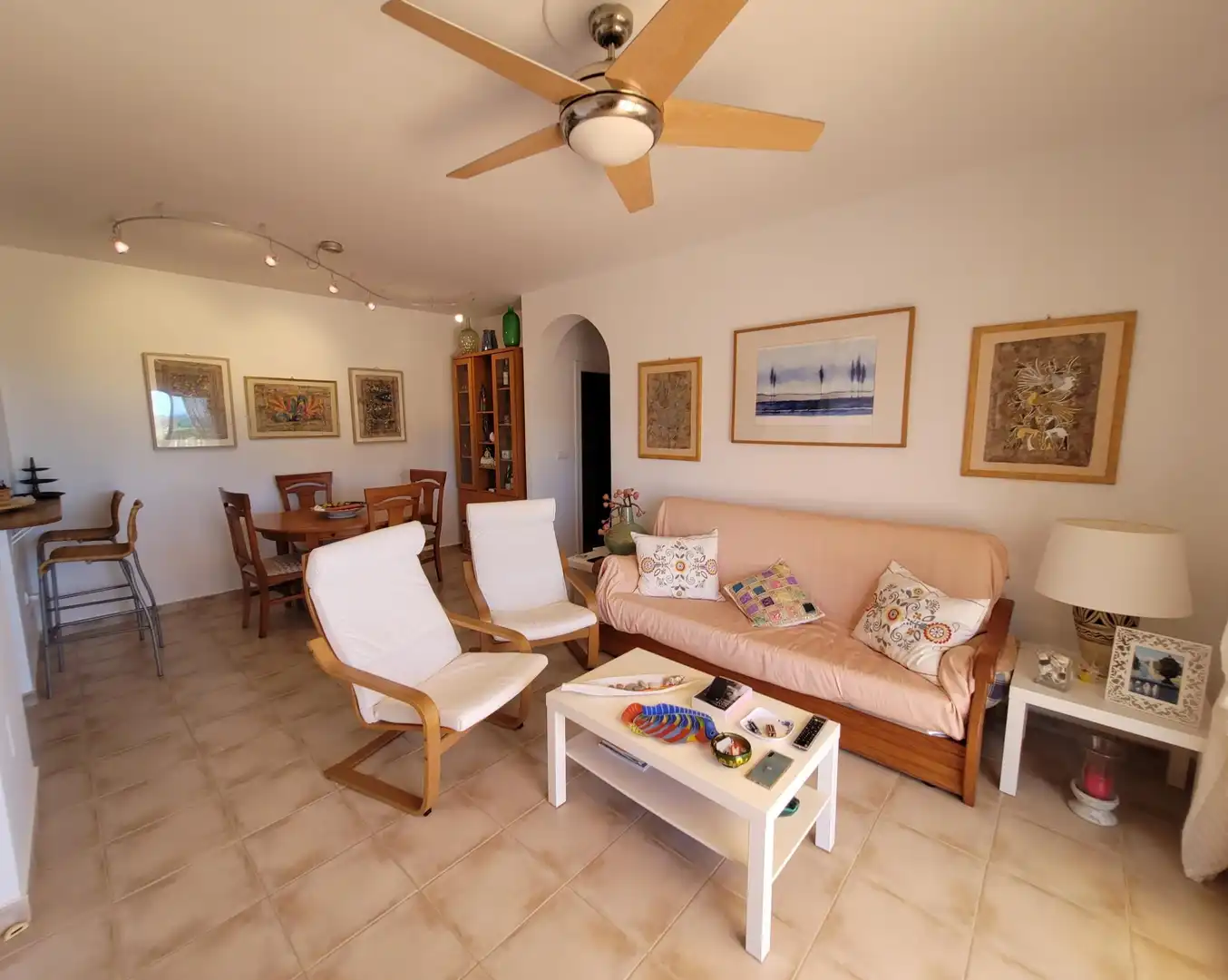 Living room of Apartments for sale in Mojácar  with Air Conditioner, Heating and Terrace