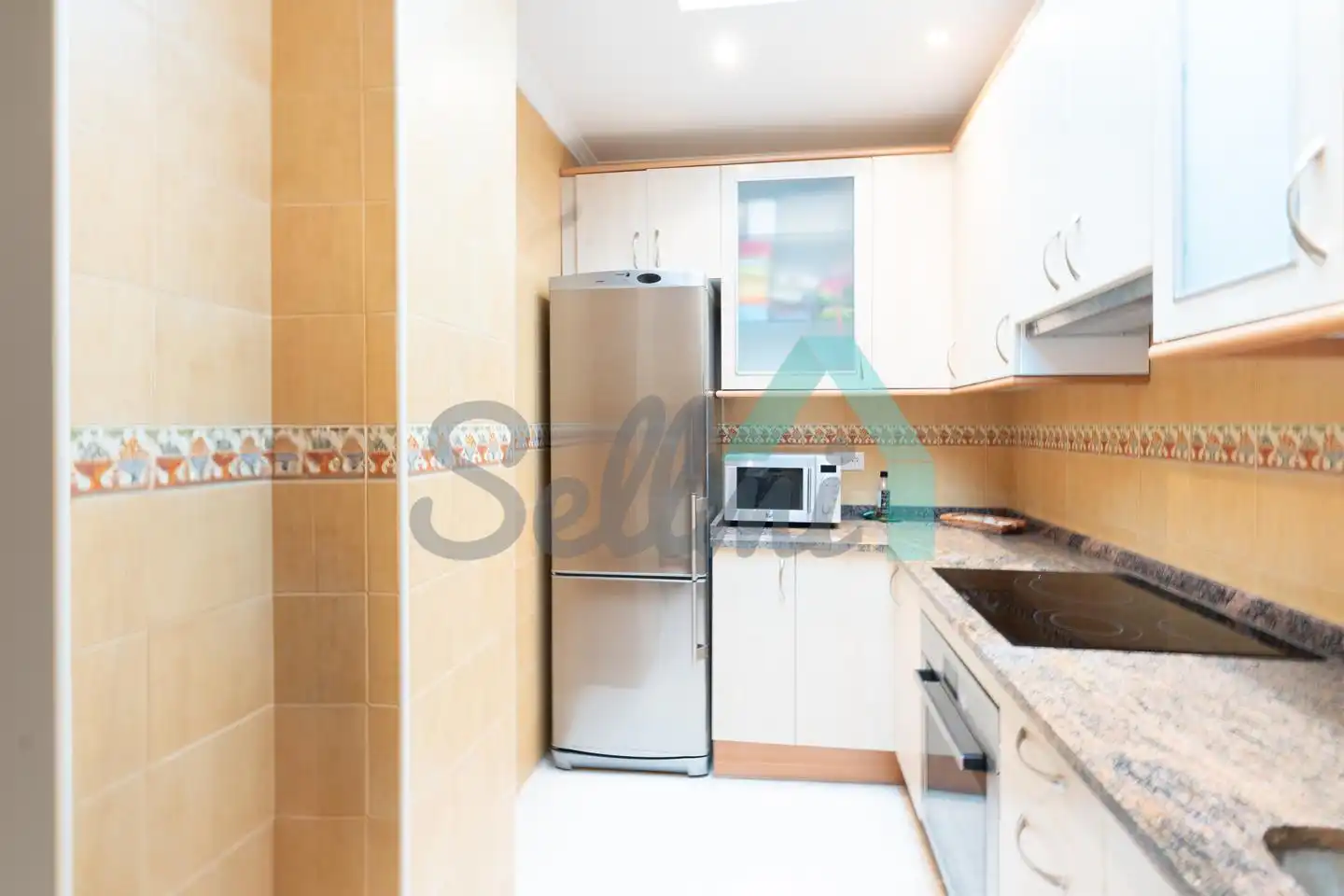 Kitchen of Flat for sale in Aller  with Heating and Storage room
