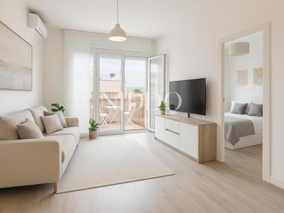 Sala d'estar de Pis en venda en Sant Cugat del Vallès amb Aire condicionat, Calefacció i Terrassa