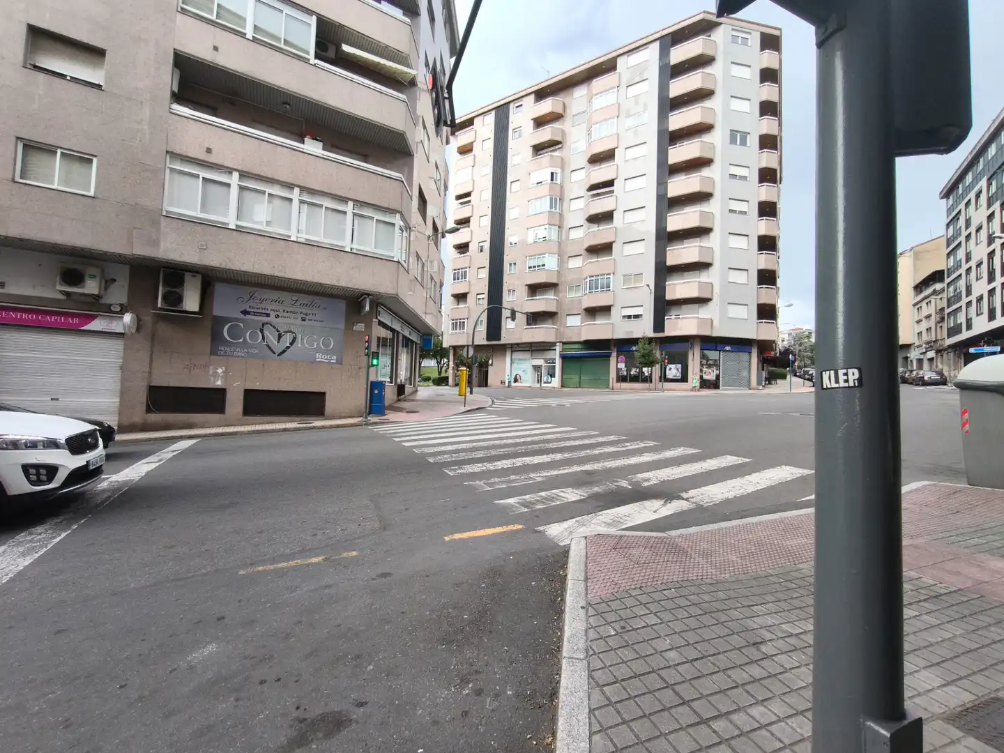 Exterior view of Flat for sale in Ourense Capital   with Heating, Storage room and Furnished