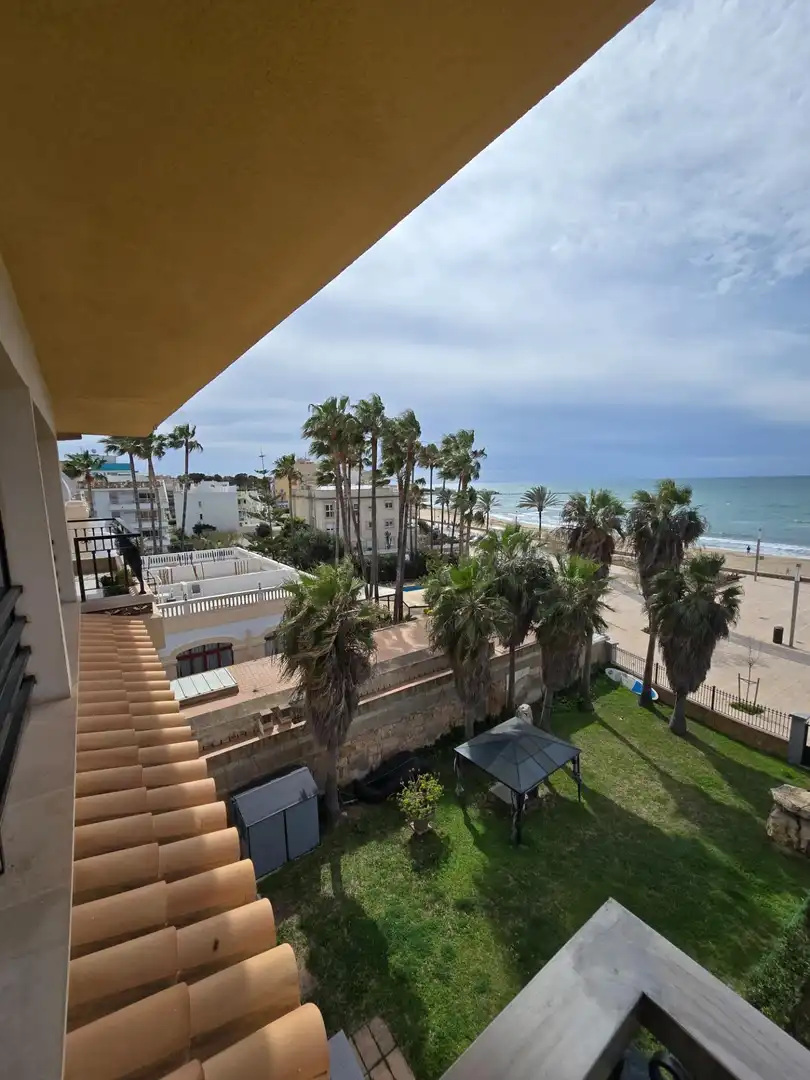 Vista exterior de Pis de lloguer en  Palma de Mallorca amb Calefacció, Parquet i Terrassa