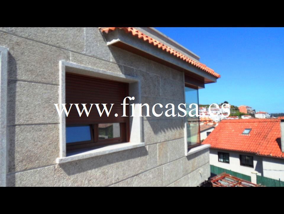 Exterior view of House or chalet for sale in Baiona  with Private garden, Parquet flooring and Terrace