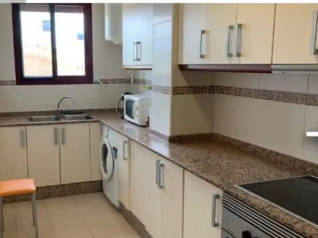Cuina de Apartament de lloguer en Almenara amb Aire condicionat i Piscina