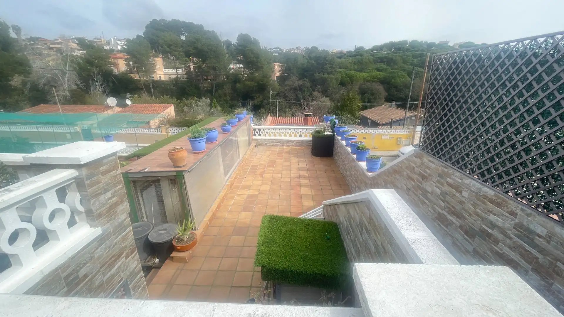 Terrassa de Casa o xalet en venda en Rubí amb Calefacció, Jardí privat i Terrassa