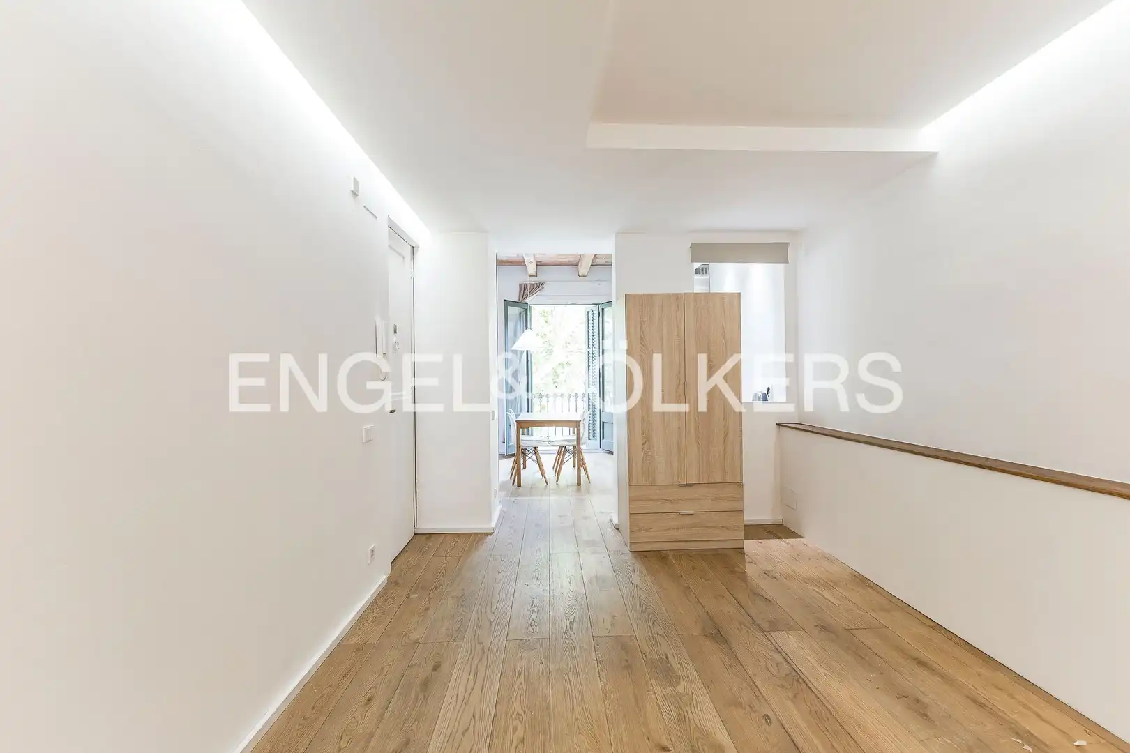Sala de estar de Piso de alquiler en Barcelona con Aire acondicionado, Calefacción y Parquet