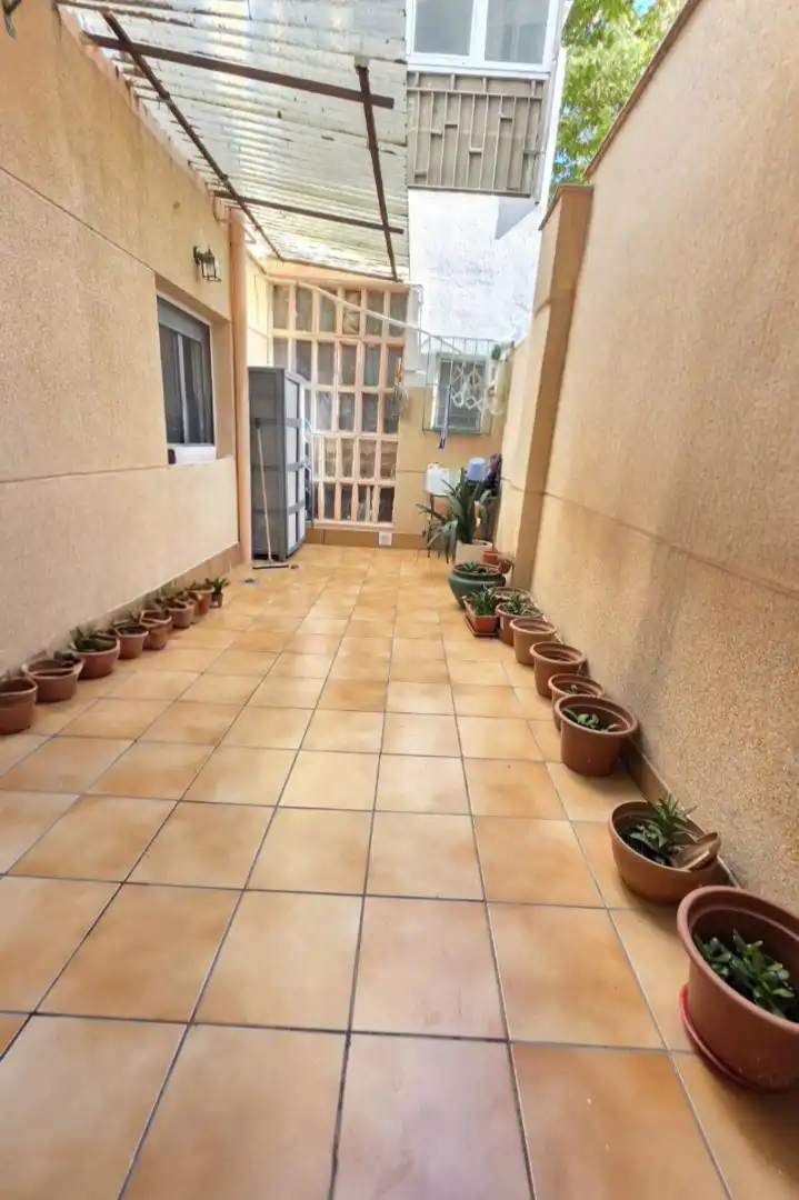 Terrasse von Erdgeschoss zum Verkauf in Mollet del Vallès mit Klimaanlage, Heizung und Parkett