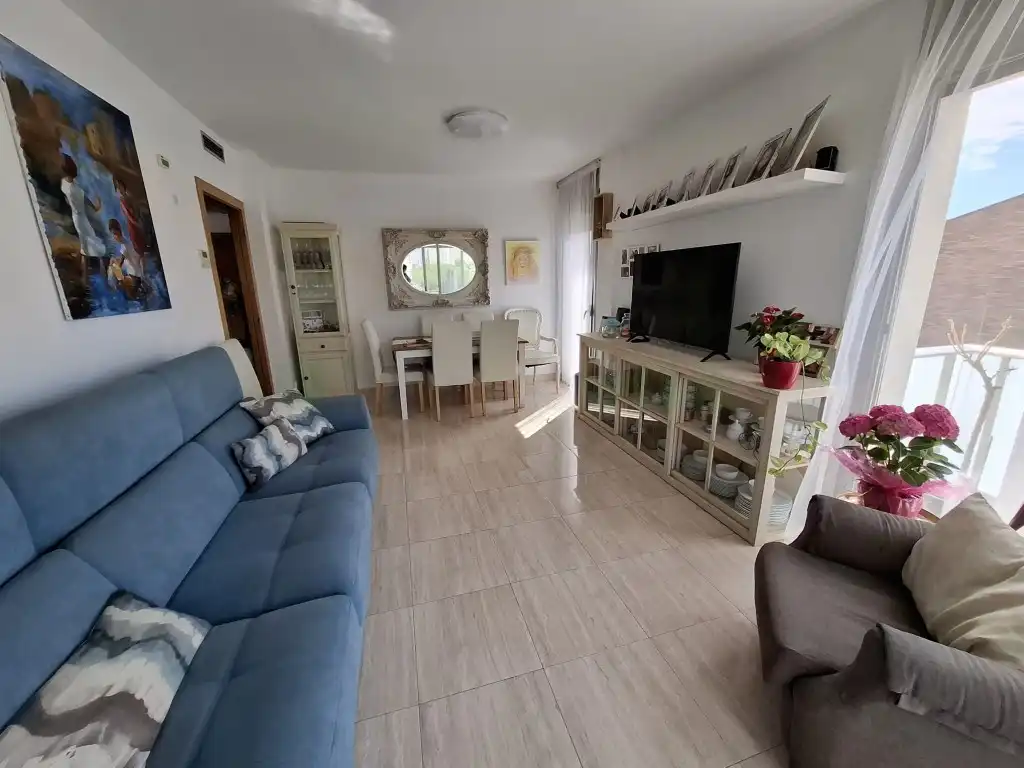 Sala de estar de Piso en venta en Pineda de Mar