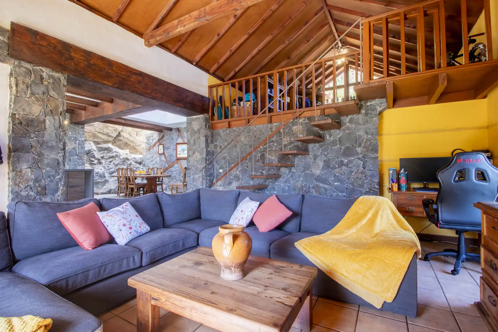 Living room of Country homes for sale in Los Realejos  with Private garden, Terrace and Storage room