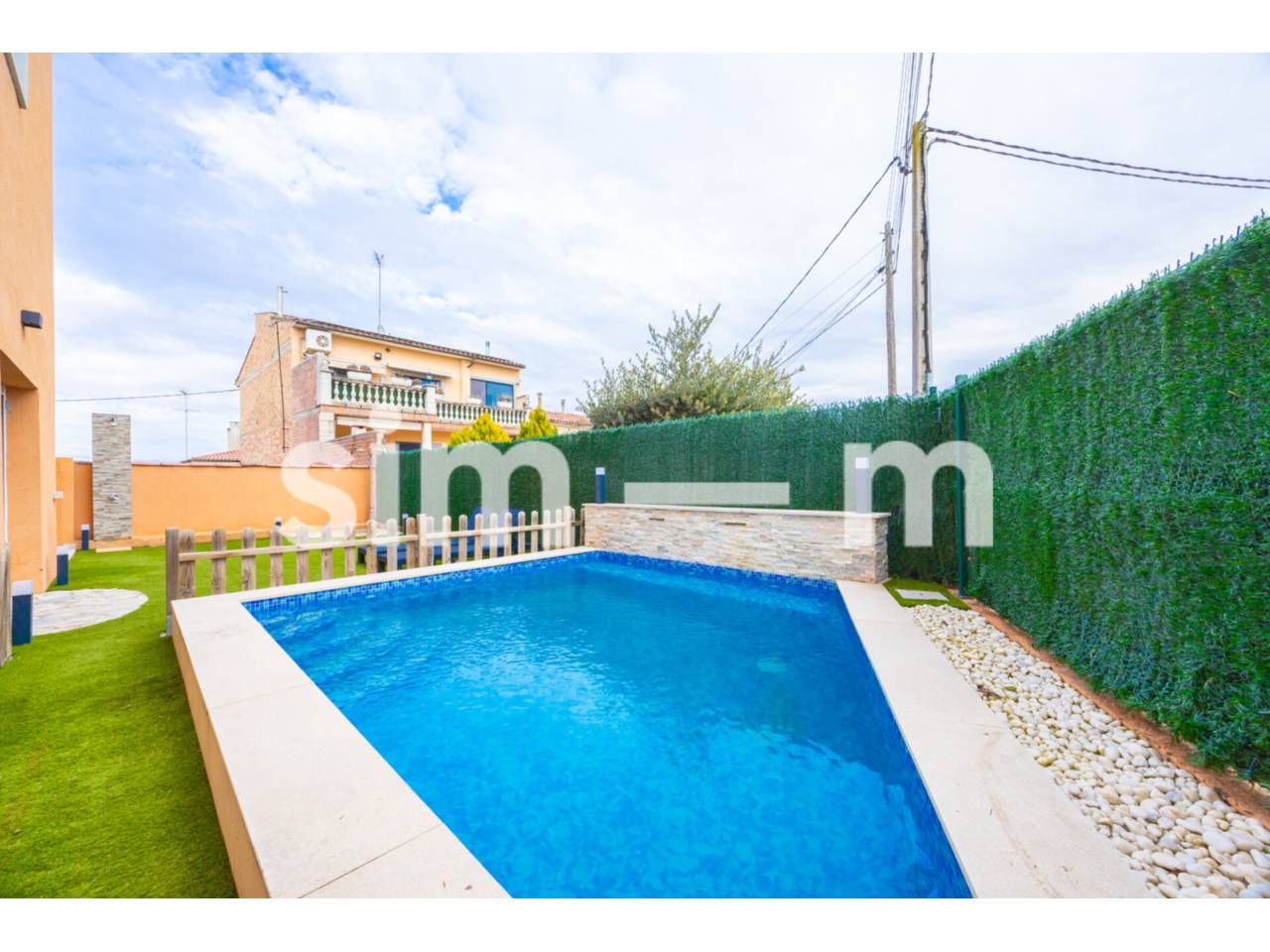 Swimming pool of House or chalet for sale in Vic  with Air Conditioner, Heating and Private garden