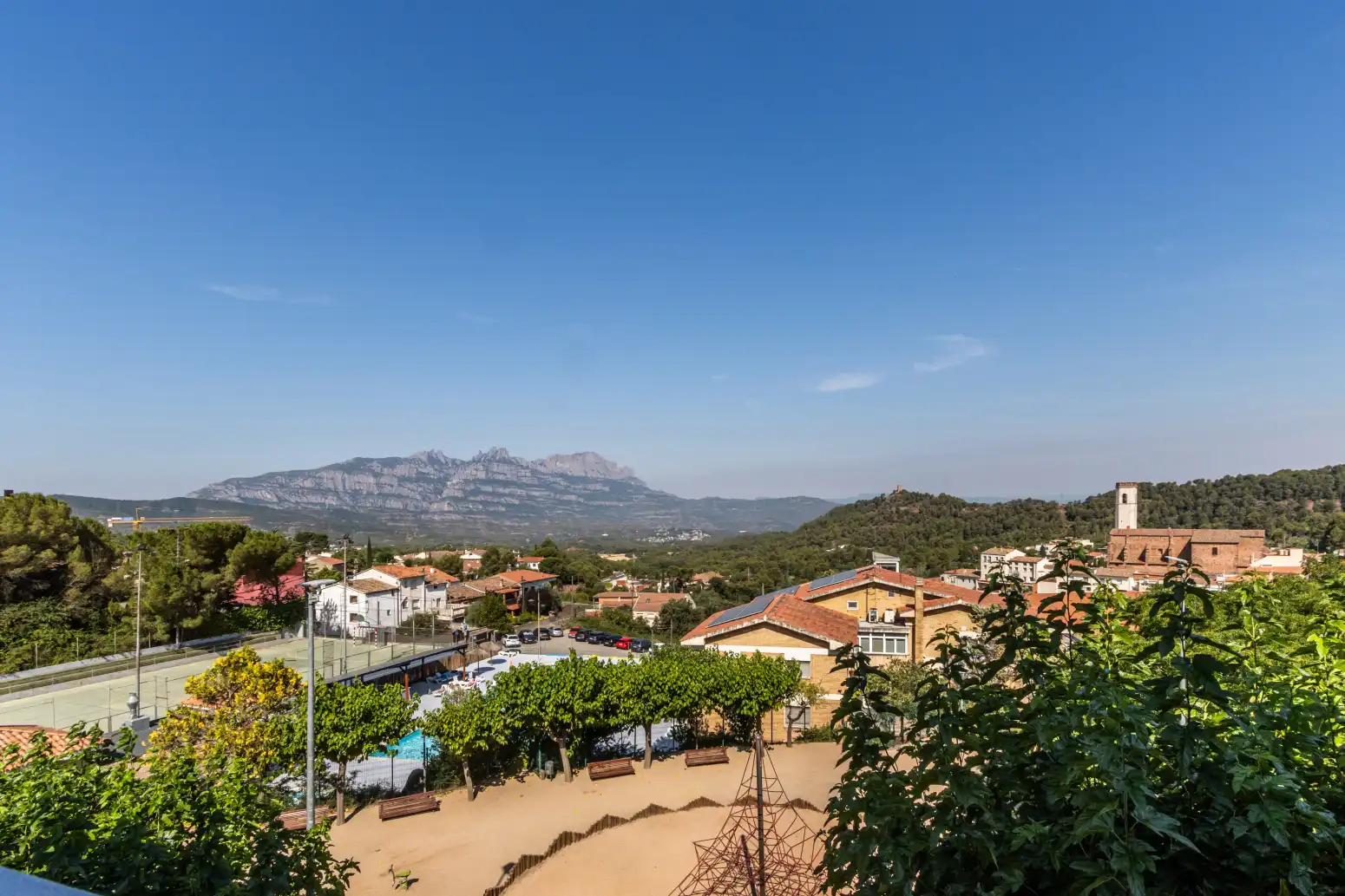 Terrassa de Casa adosada en venda en Vacarisses amb Calefacció, Jardí privat i Terrassa