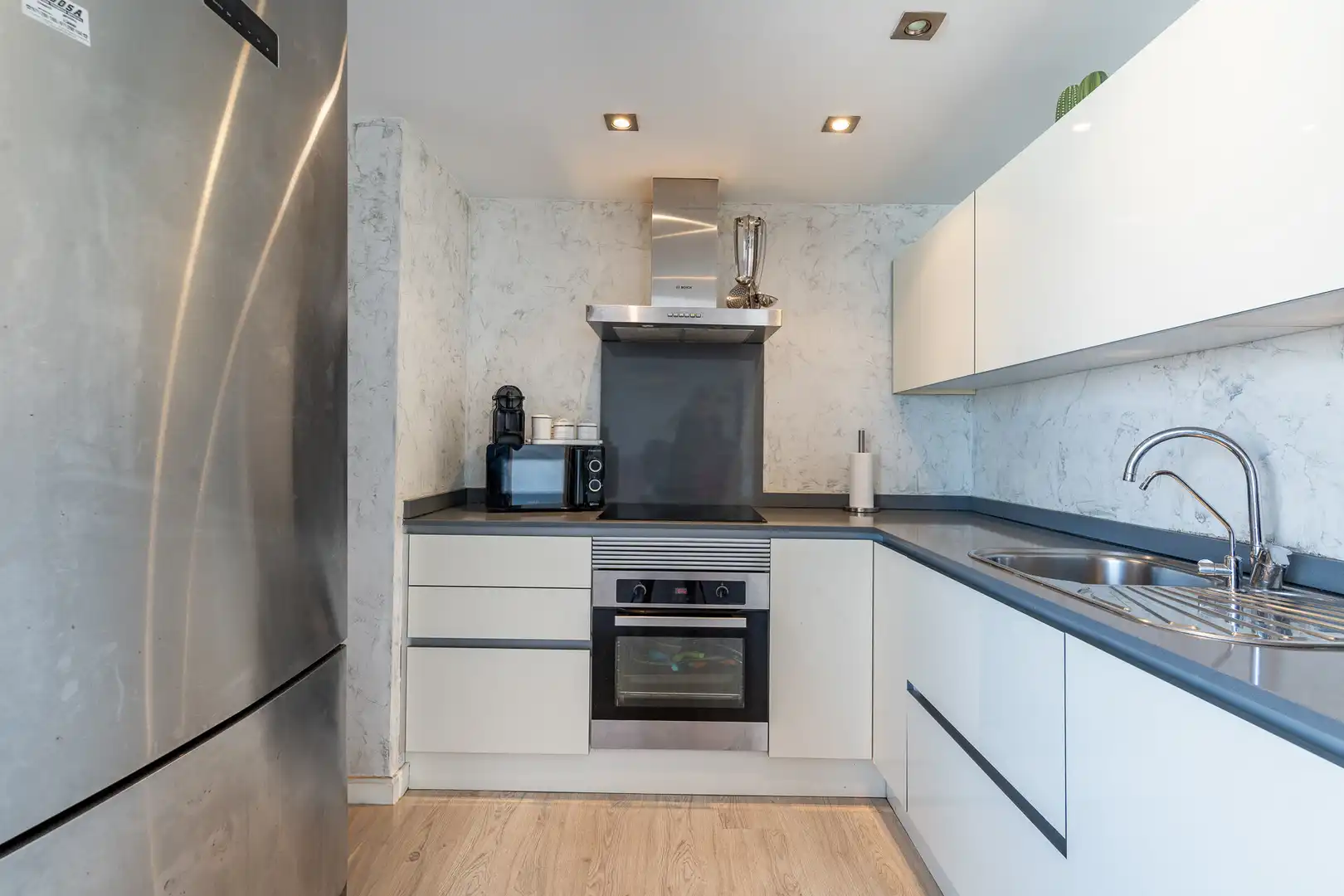 Kitchen of Flat for sale in  Palma de Mallorca  with Air Conditioner, Terrace and Furnished