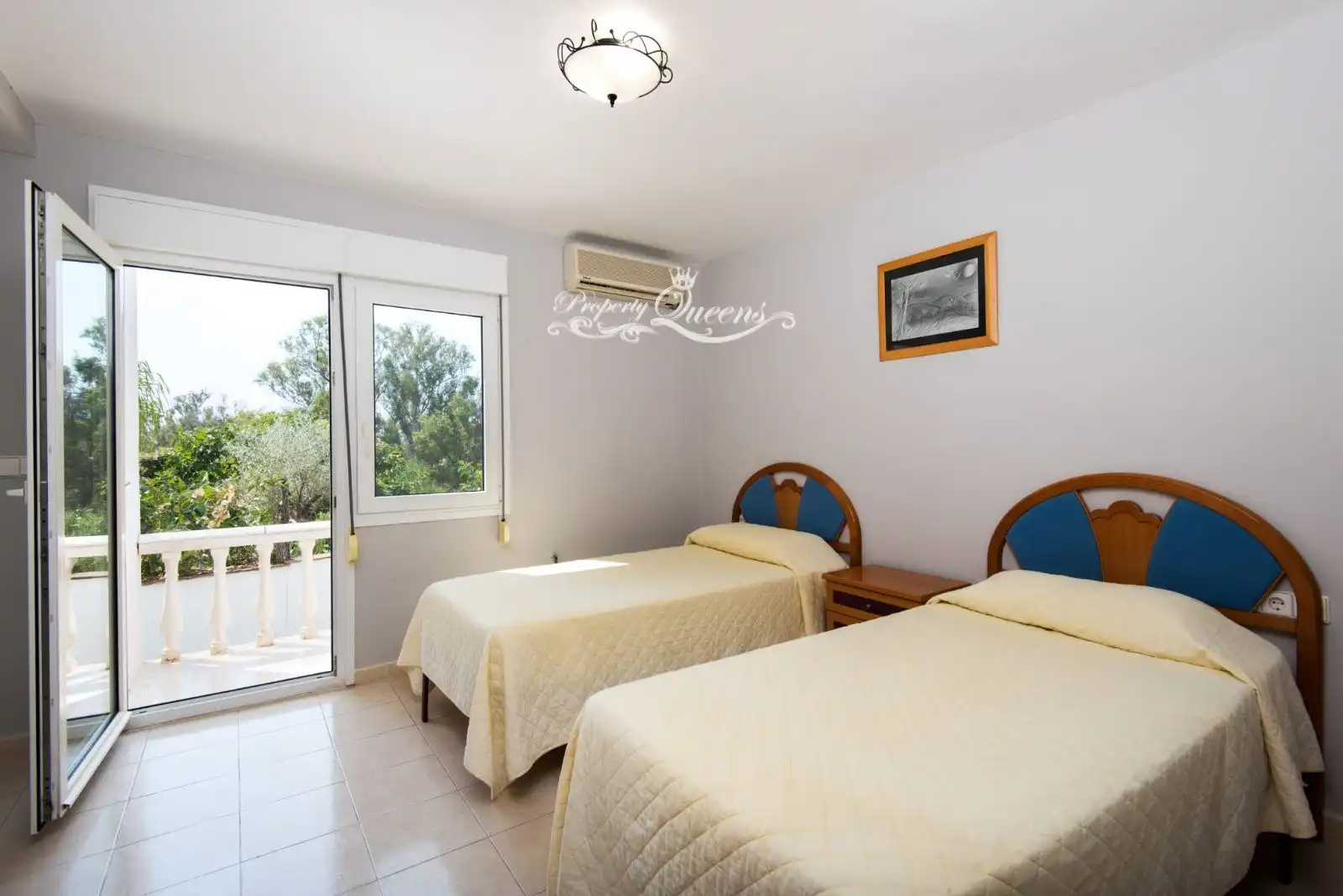 Dormitori de Casa o xalet de lloguer en Marbella amb Aire condicionat, Terrassa i Piscina