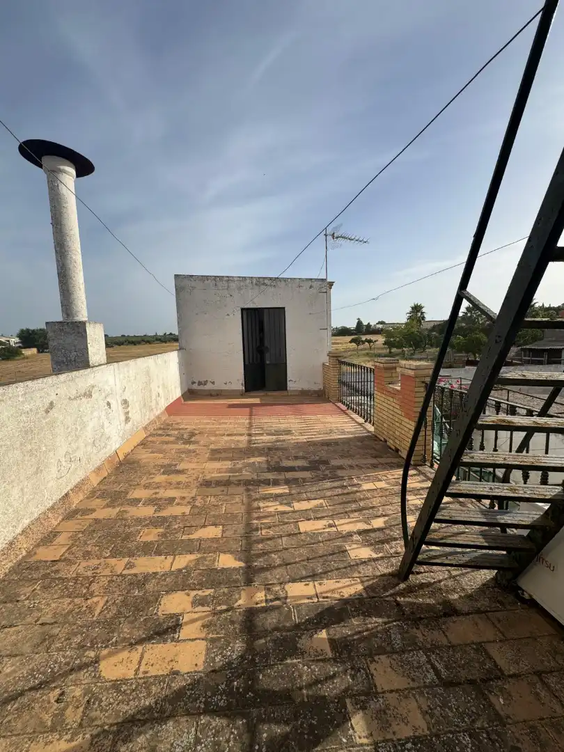 Vista exterior de Casa o chalet en venta en Espartinas con Aire acondicionado, Terraza y Amueblado