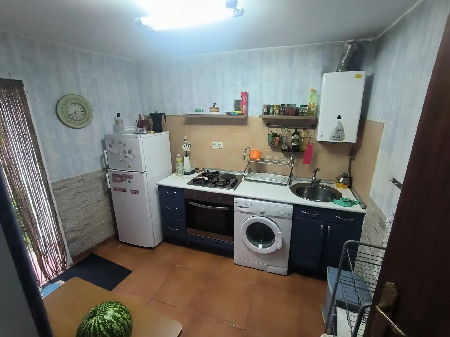 Cuina de Casa o xalet en venda en Briviesca amb Calefacció, Jardí privat i Terrassa