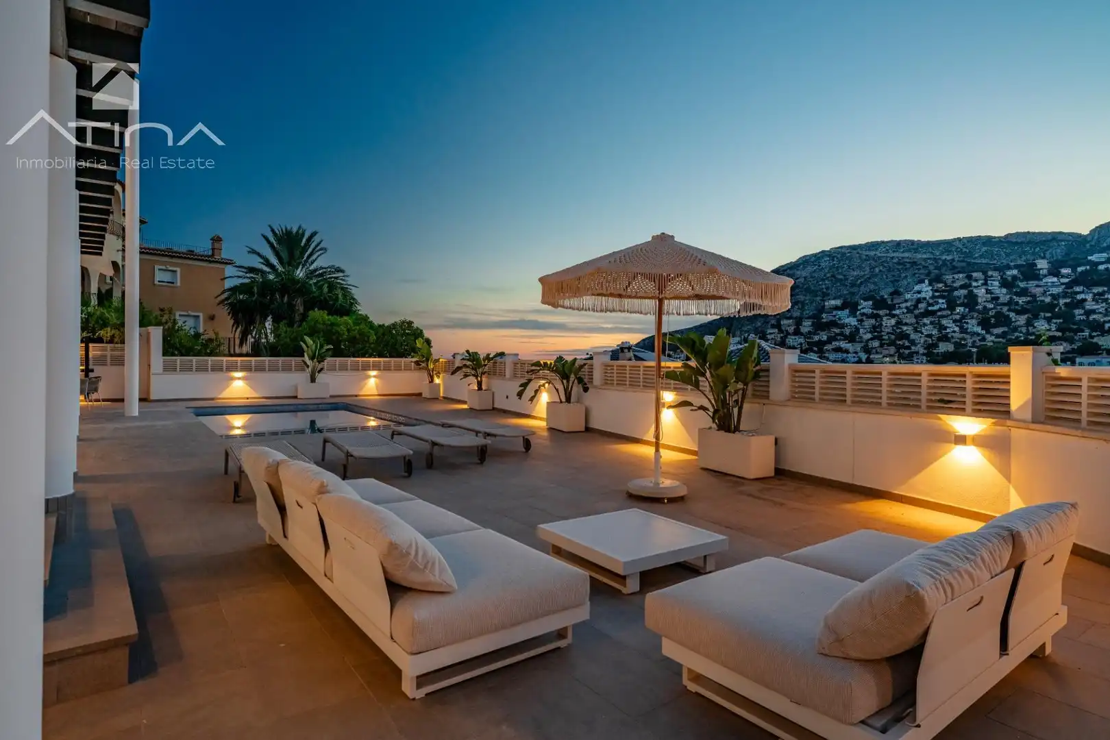 Terrassa de Casa o xalet en venda en Calpe / Calp amb Aire condicionat, Calefacció i Jardí privat