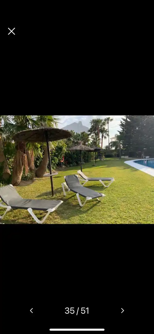 Jardín de Casa o chalet de alquiler en Zahara de los Atunes con Aire acondicionado, Terraza y Amueblado