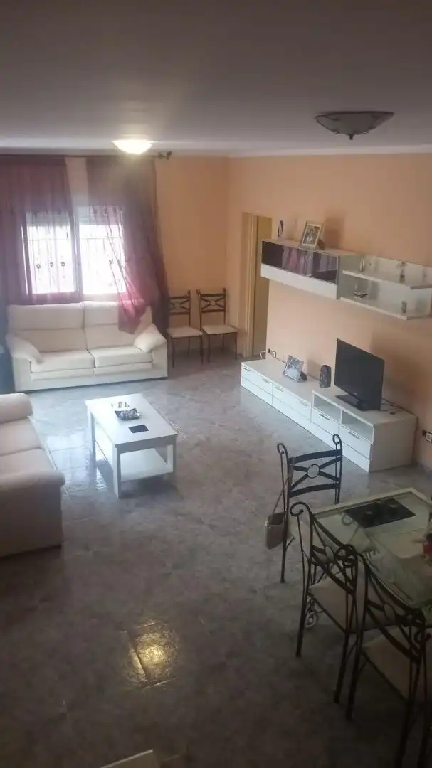 Sala d'estar de Finca rústica en venda en Ricote amb Moblat