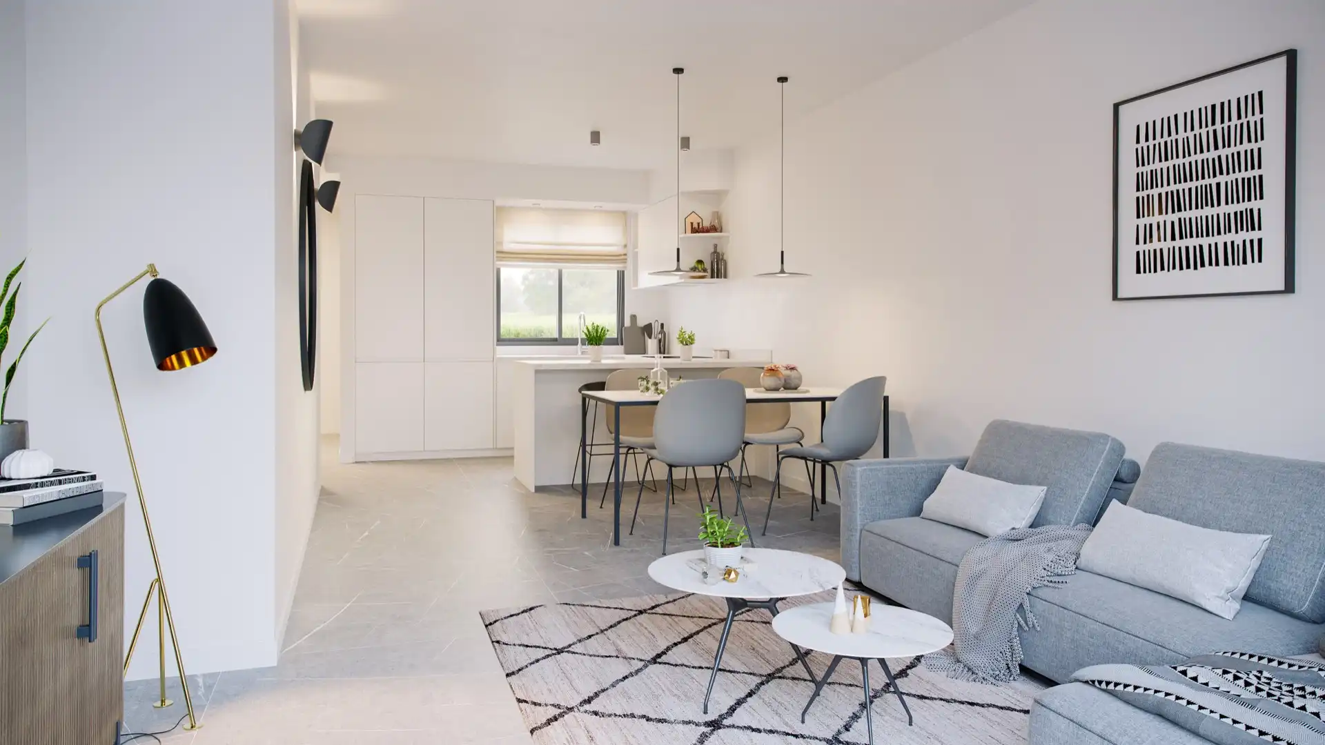 Sala de estar de Casa adosada en venta en Murcia con Aire acondicionado, Jardín privado y Terraza
