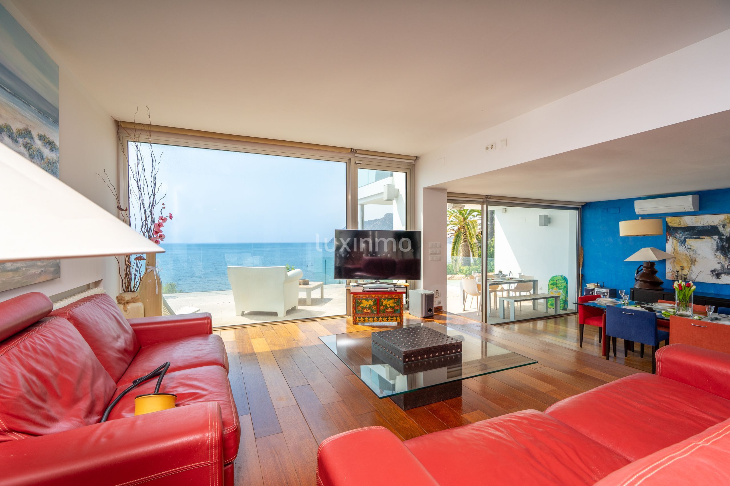 Living room of Single-family semi-detached for sale in Benissa  with Air Conditioner, Heating and Terrace