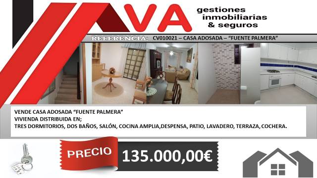 Casa adosada en Venta en Carretera Fuente Palmera en Fuente Palmera