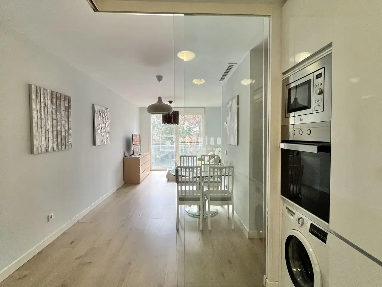 Küche von Wohnung zur Miete in Madrid mit Klimaanlage, Heizung und Terrasse