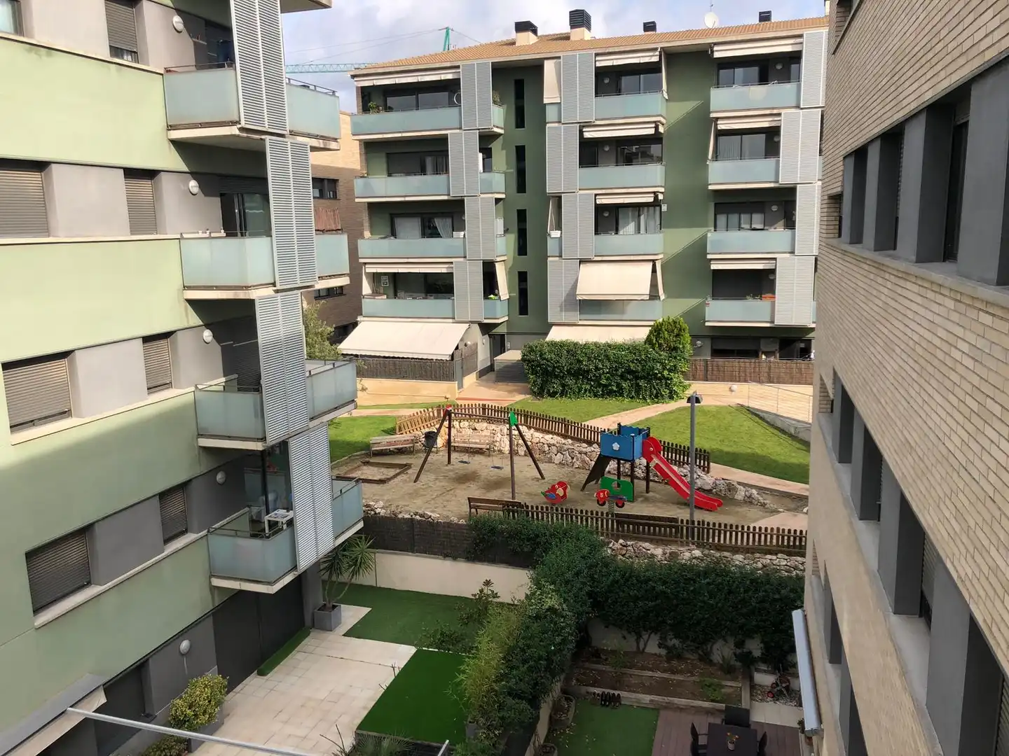 Terrace of Flat for sale in Sant Cugat del Vallès  with Heating, Parquet flooring and Swimming Pool